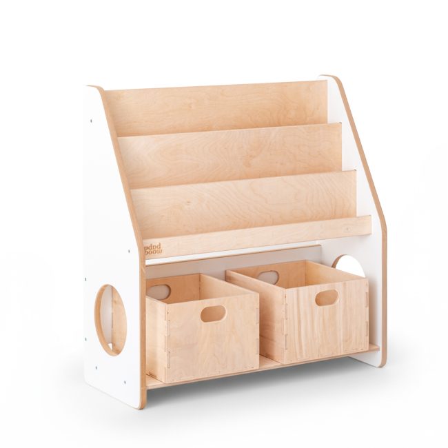 Montessori houten boekenkast