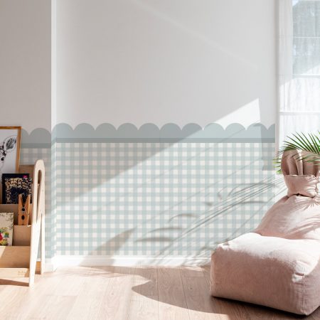 Sticker mural - Décorations à carreaux 120 cm Green Sage