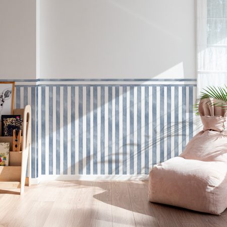 Wandaufkleber - Kleiner Seemann Wandvertäfelung 98x120 cm