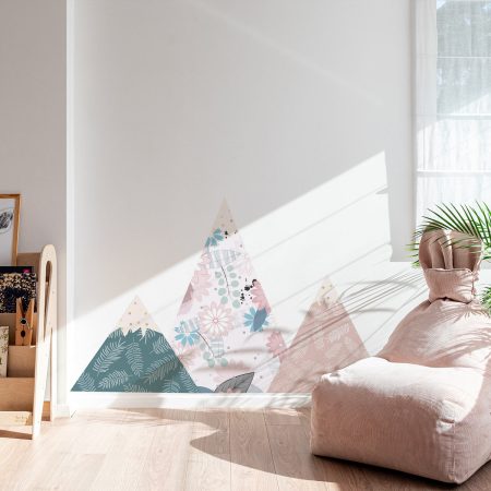 Wall stickers - Flower mountains.