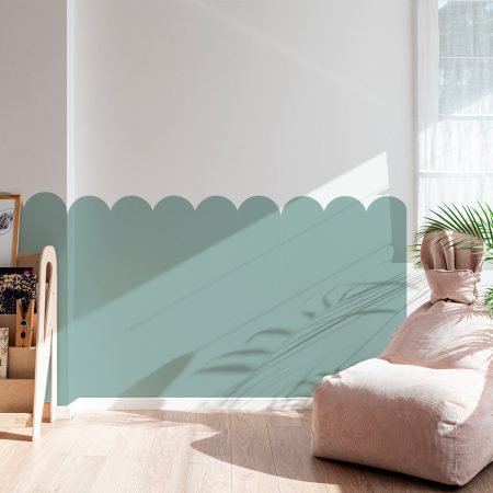 Wandaufkleber - panneling - green.