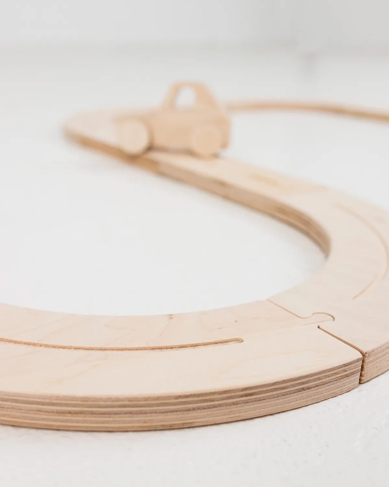 Wooden Road Set with Cars