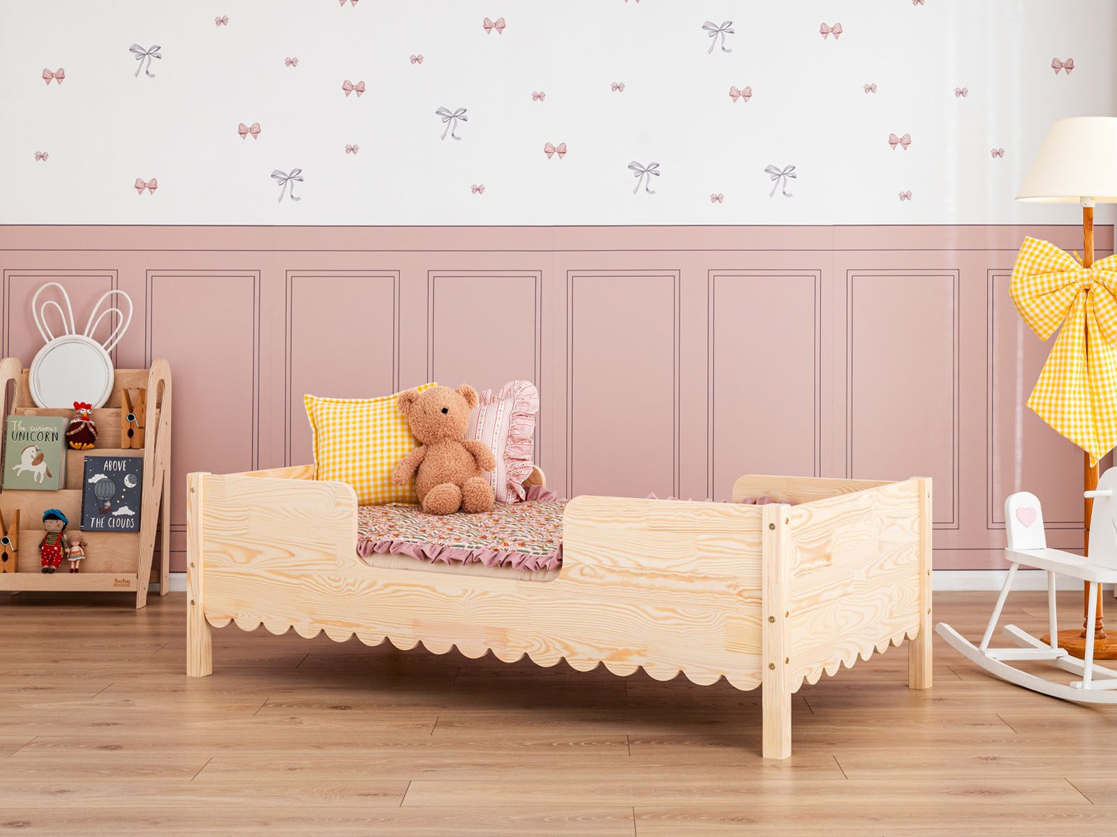 Kinderbed - Papillon IV - Hoogte van de poten: 10 cm