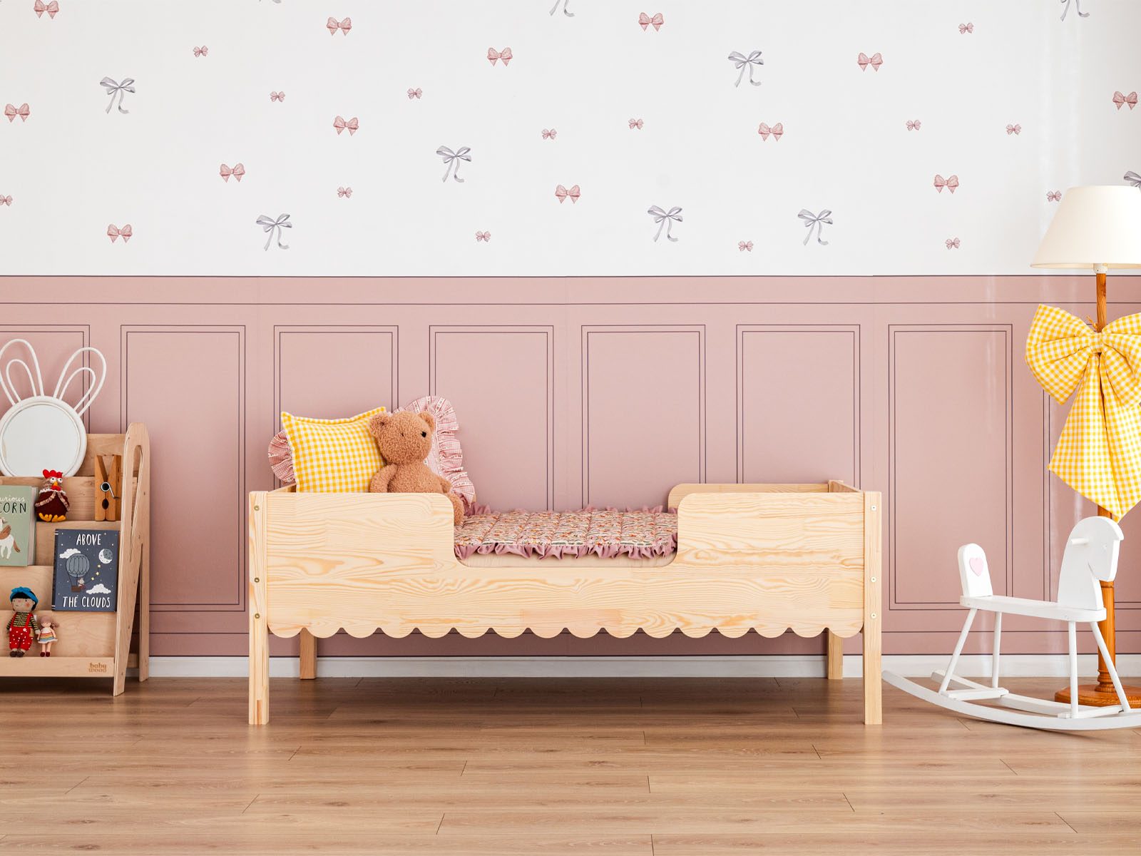 Kinderbed - Papillon IV - Hoogte van de poten: 20 cm