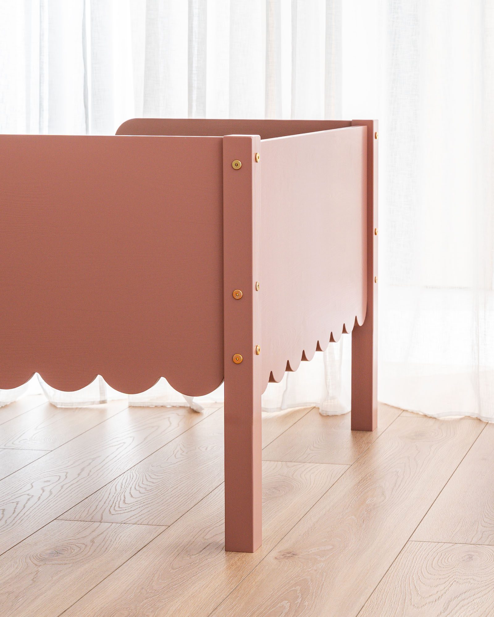 Kinderbed - Papillon IV, kleur: Heather, Hoogte van de poten: 20 cm
