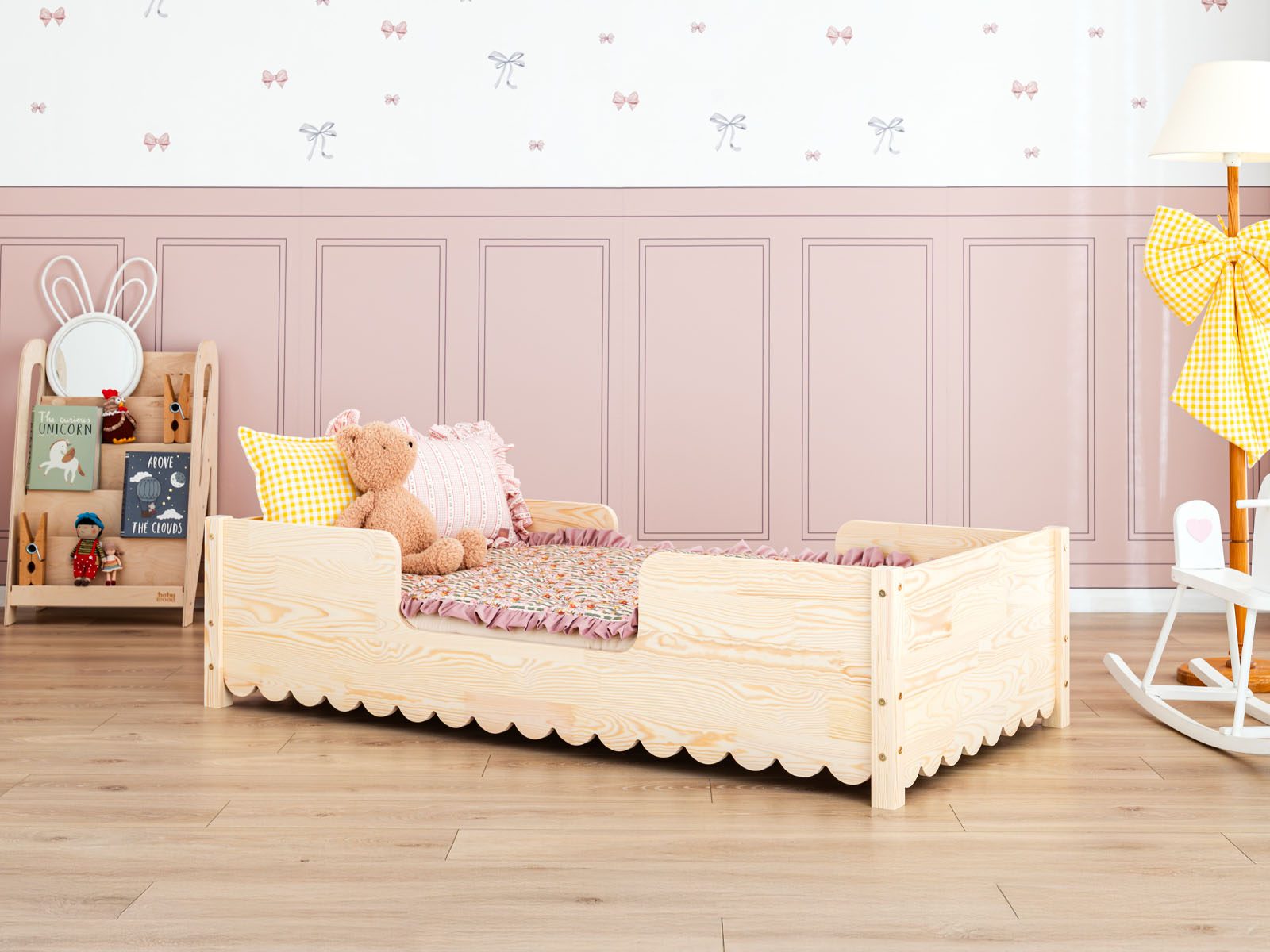 Kinderbed - Papillon IV - Hoogte van de poten: vloerbed