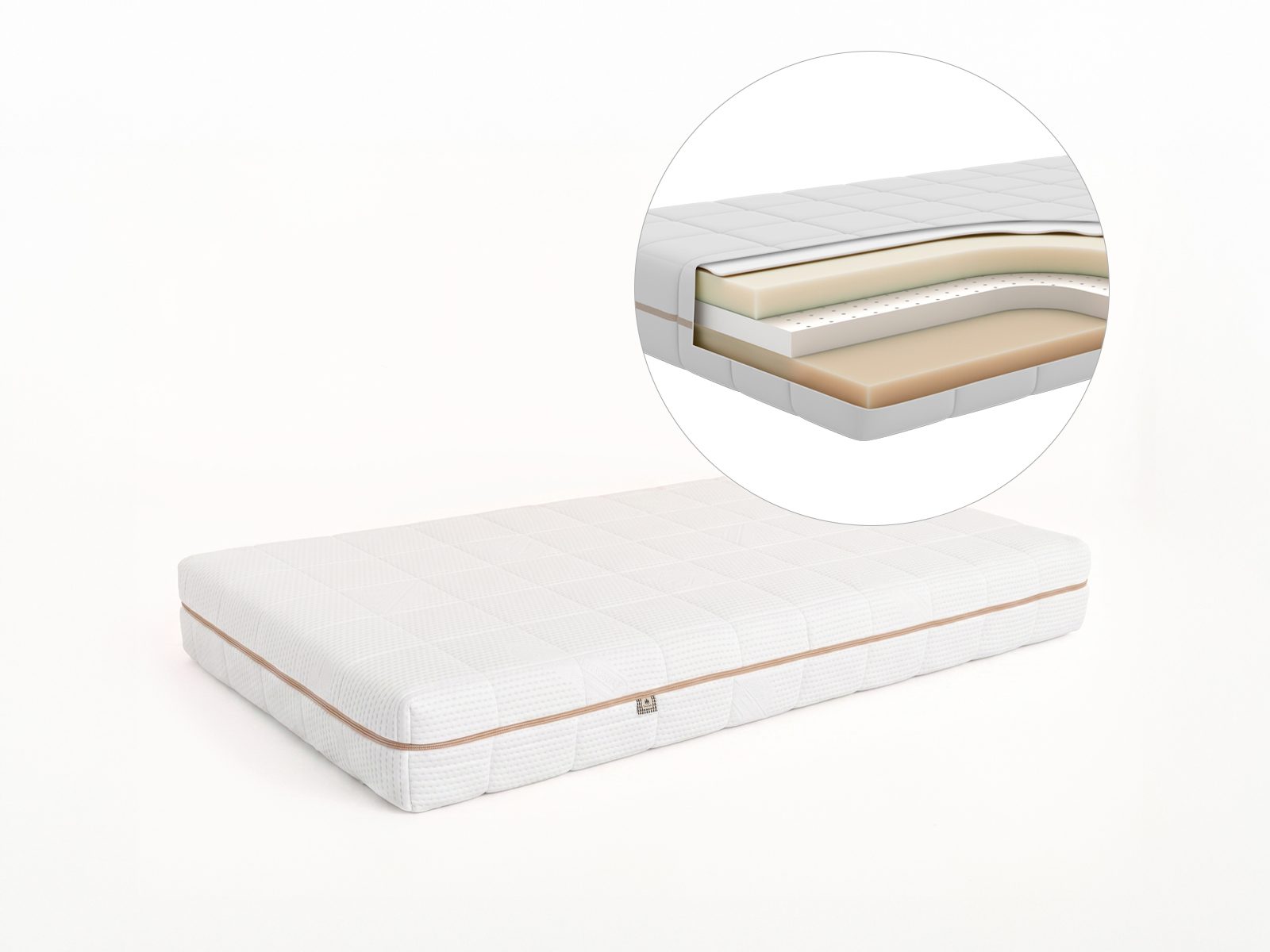 Materasso in schiuma Comfort con lattice – 14cm